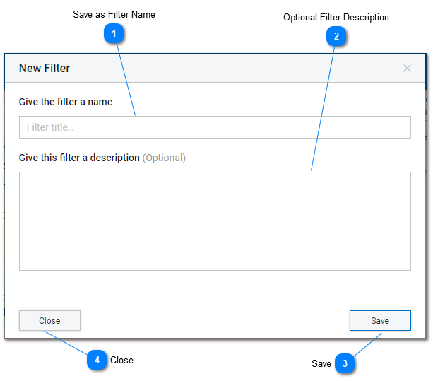 Save Help Desk Filter