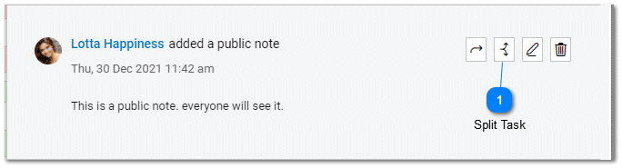 Split Help Desk Task